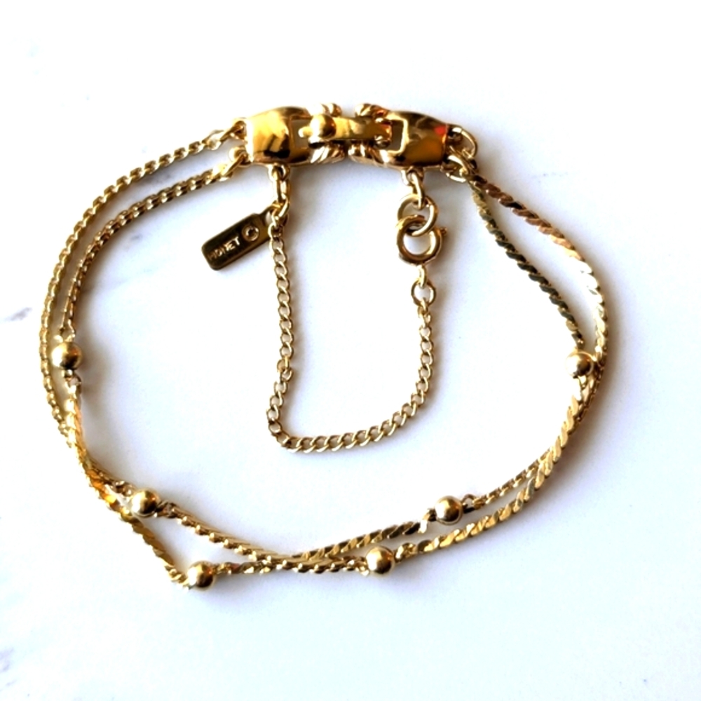 Monet Bracelet, High-Quality Gold Plated